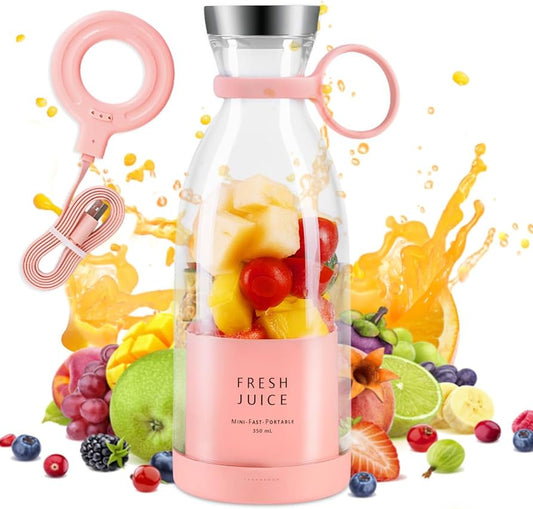 Mini Portable Blender Rechargeable Electric Fruit Juicer Mixers Rechargeable - 420ml